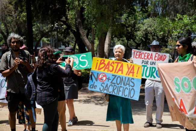 basta ya de zonas de sacrificio